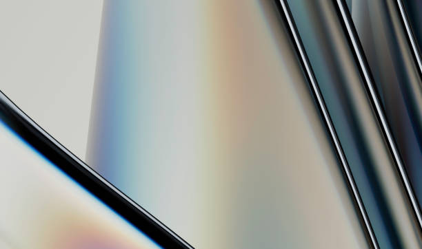 istock Contemporary Glass Art with Fluid Shapes 2194526260