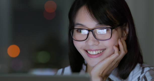 istock woman watching shopping website 2194530196