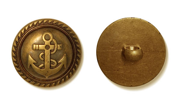 istock Vintage bronze  gold metal sewing buttons 2194533215