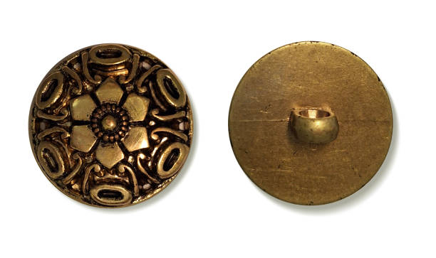 istock Vintage bronze  gold metal sewing buttons 2194533248