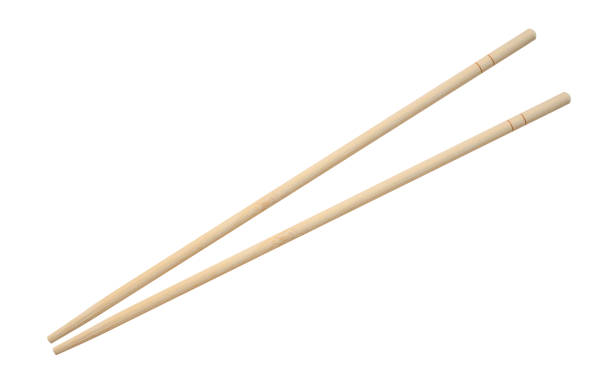 istock wooden chopsticks isolated on white background 2194534873