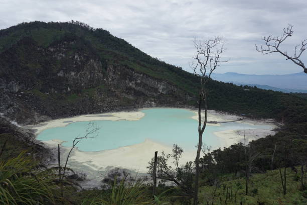 istock Sunan ibu crater lake scenery 2194536911