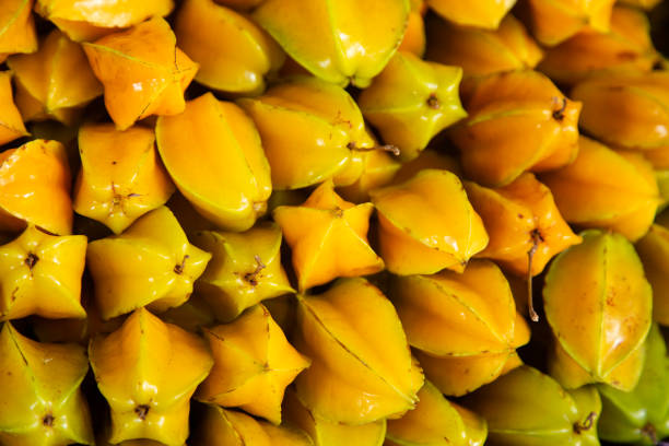istock Star Fruit at Central Abastos market in Oaxaca, Mexico. 2194539717