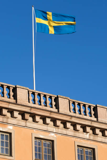 istock Flag of Sweden on a sunny day 2194548440