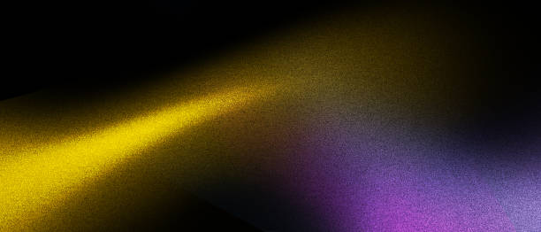 istock Vibrant abstract gradient with yellow and purple noise textured lighting 2194549695