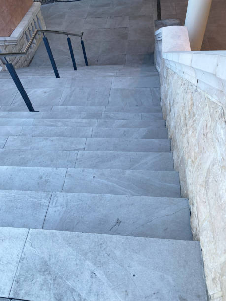 istock down the stairs on a street without people 2194559311