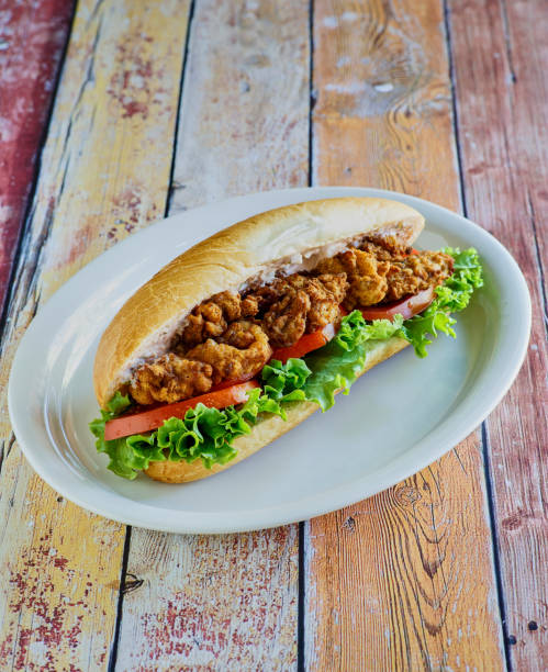 istock Fried Seafood Po'Boy Sandwich 2194561258