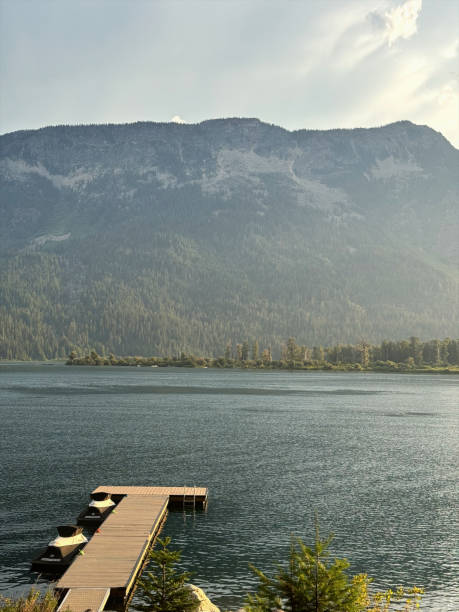 istock Lake Wenatchee Dock at Dusk 2194564408