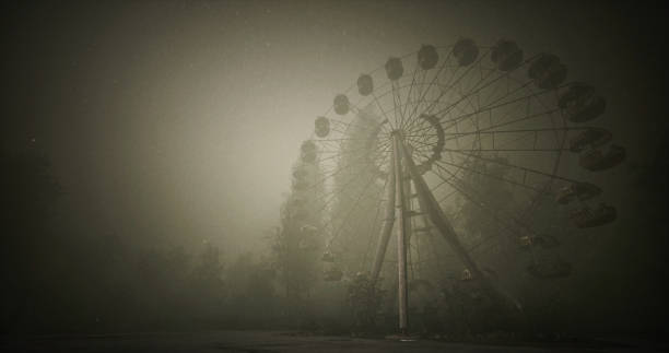 Digitally generated (without the use of any A.I. tools or technologies) haunting view of the infamous Pripyat Ferris wheel, shrouded in fog and surrounded by overgrown plants. This eerie, desolate scene captures the unsettling beauty of abandonment, evoking a sense of mystery and unease. Perfect for themes involving deserted locations, atmospheric gloom, or a post-apocalyptic feel.The scene was created in Autodesk® 3ds Max 2025 with V-Ray 7 and rendered with photorealistic shaders and lighting in Chaos® Vantage with some post-production added.