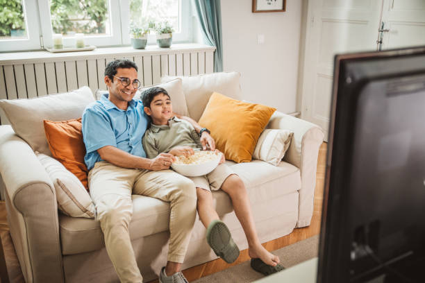 istock Father and son day at home 2194567062