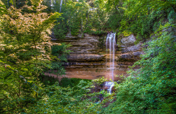 Waterfall at Munising, Michigan