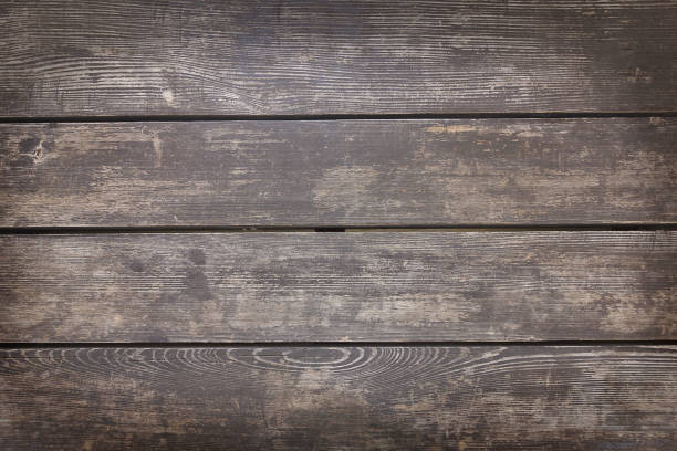 Background wooden planks in close-up. Fence made of old blackened boards