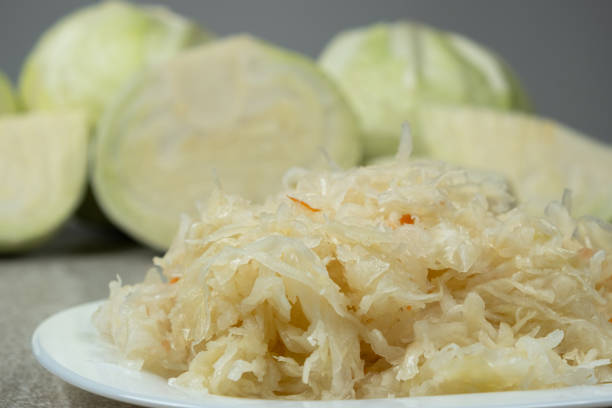 istock Traditional dish sauerkraut, classic recipe. 2194575948