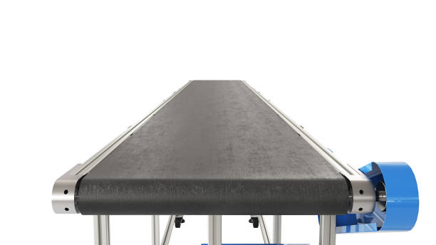 istock Conveyor in the warehouse. 3d illustration 2194577531