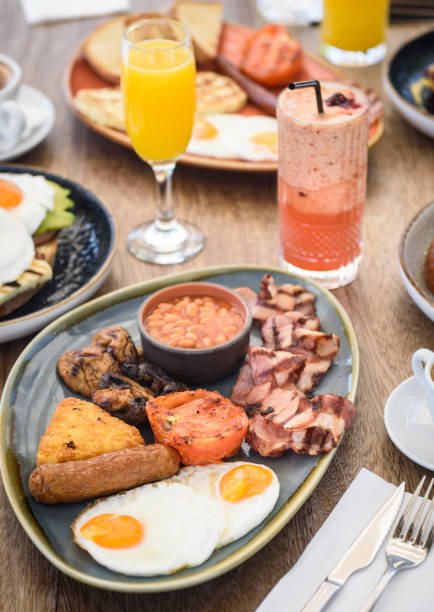 istock Served plates in the restaurant 2194582770