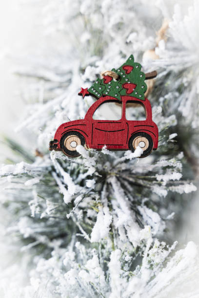 istock Decorative figure of a red car 2194585493