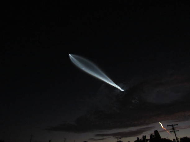 istock Spaceship Launch In The Night Sky: Part 2 2194588433