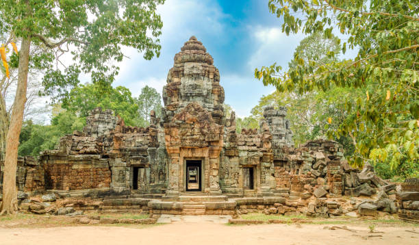 istock Mystical temple in the jungle, Angkor Wat in Cambodia 2194593971