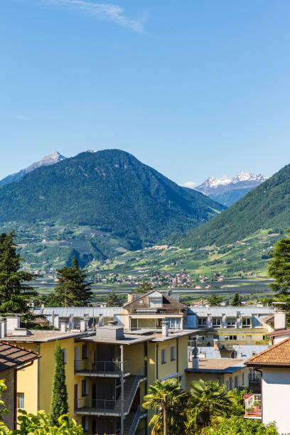 istock Scenic View Of Merano With Mountain Backdrop Under Clear Blue Sky 2194599437