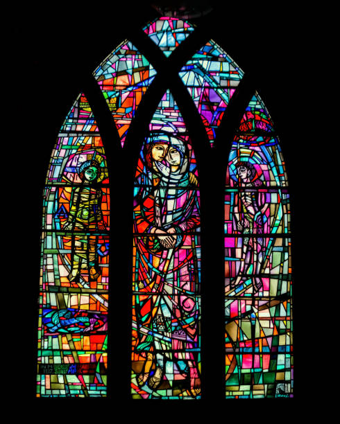 istock Stained Glass Window at Pluscarden Abbey 2194602284