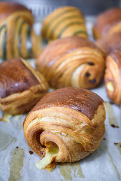 istock Freshly baked croissants 2194605428