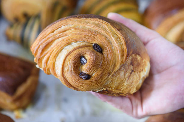 istock Freshly baked croissants 2194605454