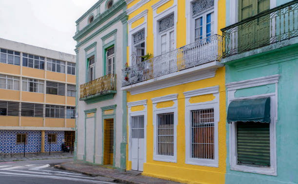 Recife, Pernambuco, Brazil:Colonial buildings from Boa Vista residential district.