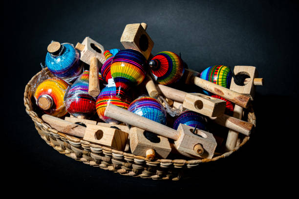 istock Artisanal Mexican Toys in a Basket 2194608745