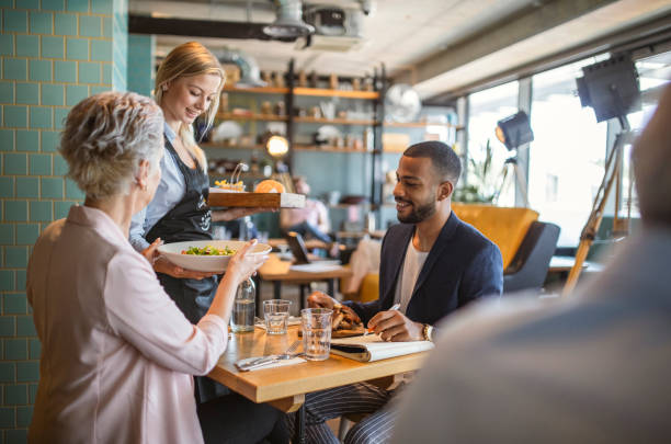 istock Diverse Business Meeting in Cozy Bistro 2194609165