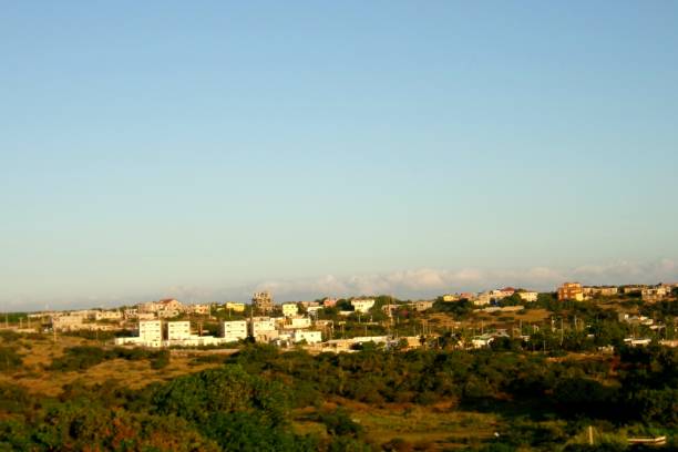 istock Dawn Break Suburban Town and Foresty Image 2194613408