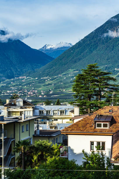 istock Scenic View of Merano with Mountains and Rooftops 2194616653