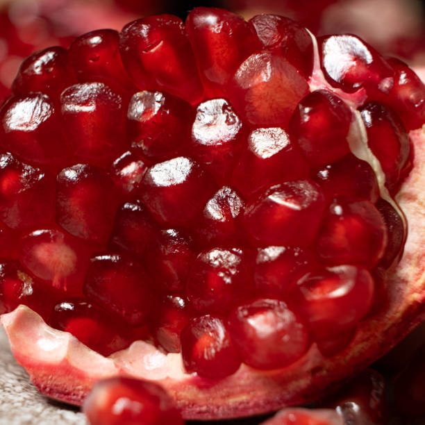 istock Pomegranate seeds in pomegranate, macro. 2194629452