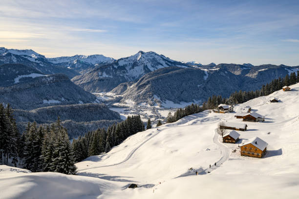 istock Beautiful view in the Austrian Alps during winter 2194629658