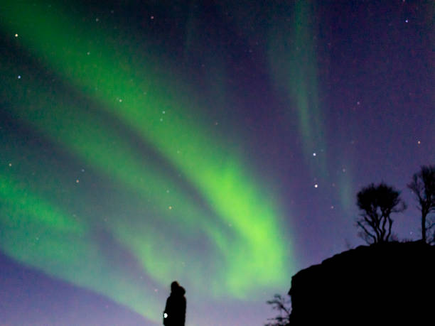 istock Aurora is a beautiful natural phenomenon. 2194631761