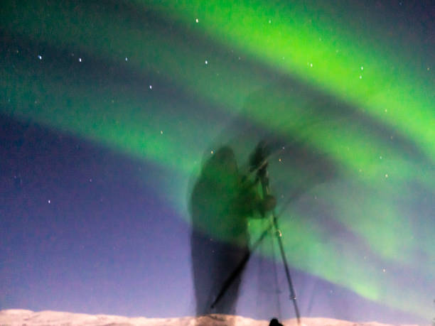 istock Aurora is a beautiful natural phenomenon. 2194631787