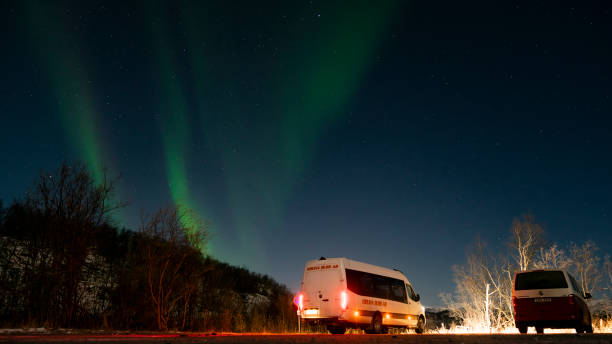 istock Aurora is a beautiful natural phenomenon. 2194631852