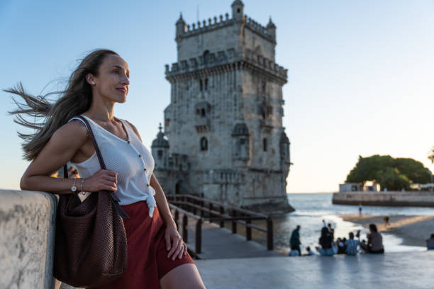 istock A Portuguese woman visiting Lisbon. 2194632485