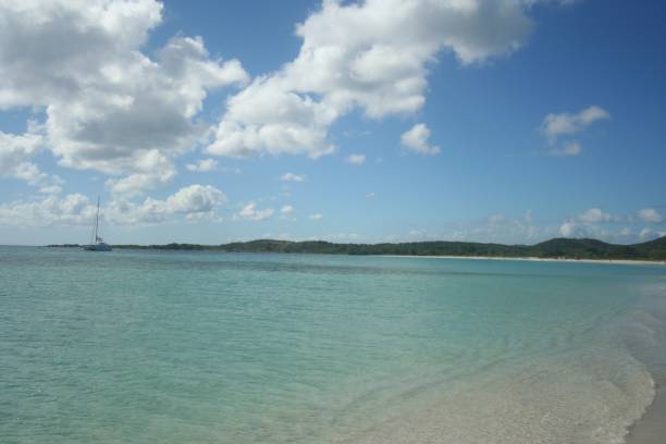 istock Blue ocean and skies 2194637102