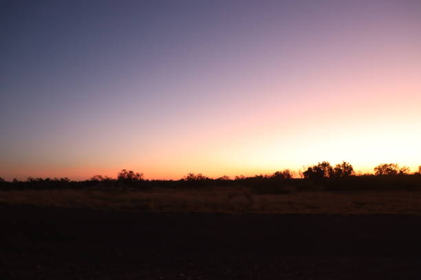 Sunrise predawn in the outback