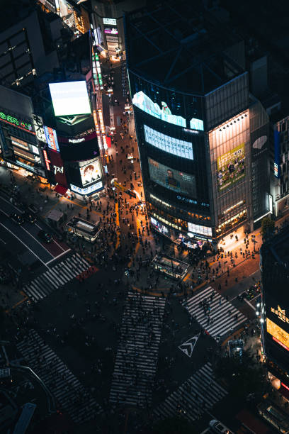istock Shibuya crossing by night 2194643687