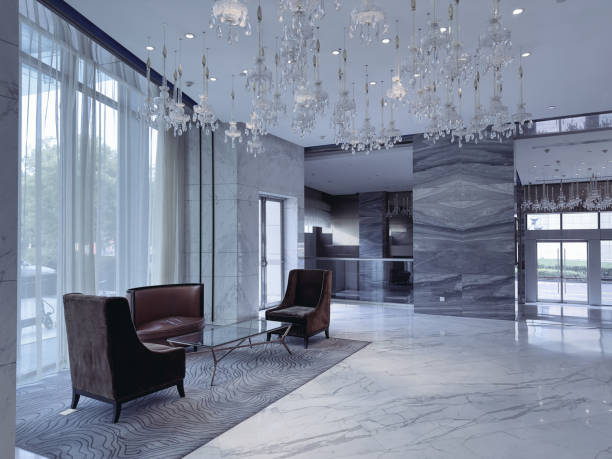 istock The sophisticated interior of a hotel lobby 2194651456