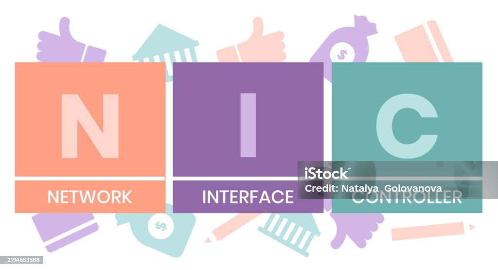 Nic Network Interface Controller Stock Illustration - Download Image ...