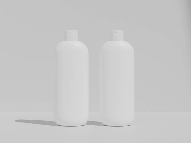istock oval bottles mockup, tall oval shape PET plastic bottles packaging, elegant squeeze liquid skincare and cosmetic bottles, personal care product tube packaging, flip top cap HDPE container mockup 2194654462