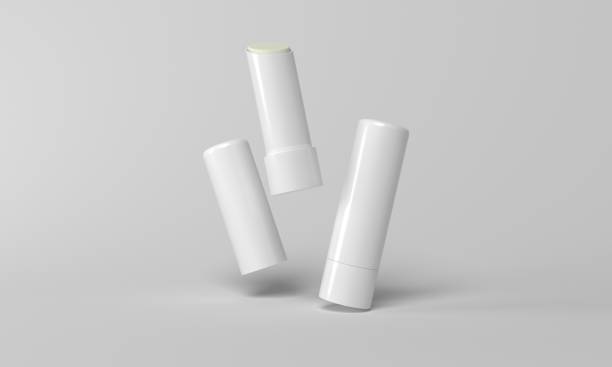 istock mockup flying empty white packing chapstick or lip balm 2194654717