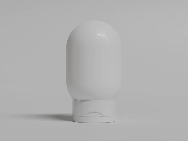 istock white cylindrical bottle mockup, Upside Down Squeeze Lotion Bottle with Flip Top Cap packaging, small round shampoo coantainer, front view of inverted shampoo bottle mockup, capsule shape packaging 2194654738