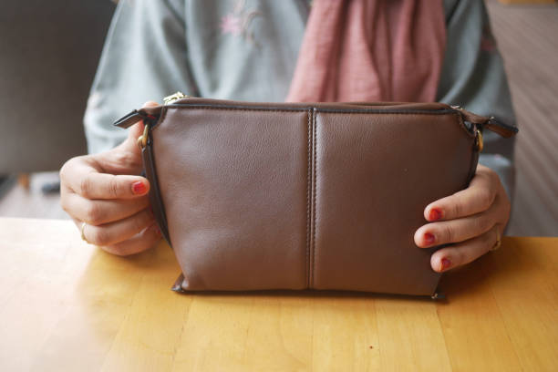 istock women with stylish casual purse 2194654755