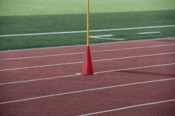istock Cones on the soccer field for skill training, drills, speed, and more. 2194657329