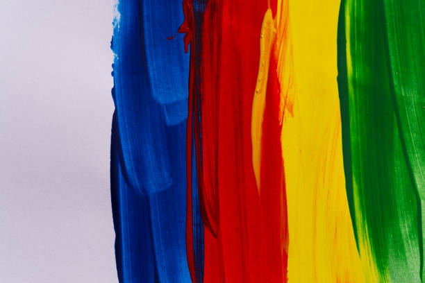 Colorful ink smear background
