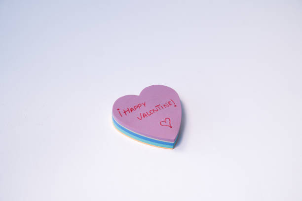 istock A heart with the words Happy Valentine written on it. 2194662869