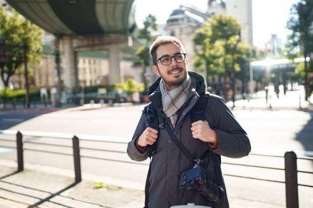 istock Man exploring the Osaka city. 2194662893